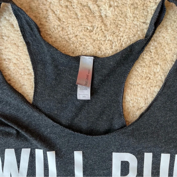 Next Level Women’s “Will Run For Pie” Black Turkey Trot Tank Top - XS - VGUC - Picture 3 of 4